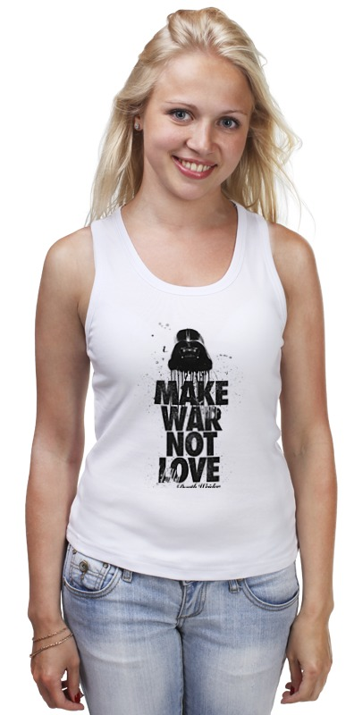 Printio Майка классическая Make war not love by darth weider printio майка классическая make war not love by darth weider