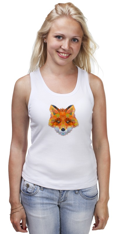 Printio Майка классическая Полигональная лиса мужская футболка criminal fox криминальный лис m белый