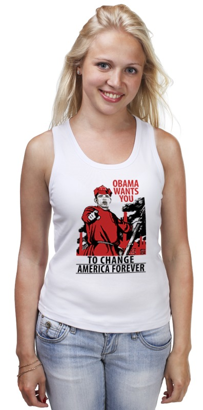 Printio Майка классическая Obama red army printio футболка с полной запечаткой для девочек obama red army