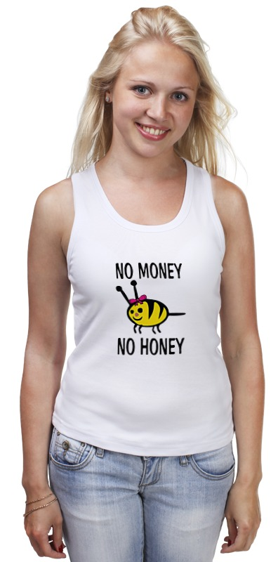 Printio Майка классическая No money no honey! (нет денет, нет меда!) printio лонгслив no money no honey нет денет нет меда