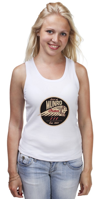 Printio Майка классическая The spirit of munro. indian printio футболка wearcraft premium the spirit of munro indian