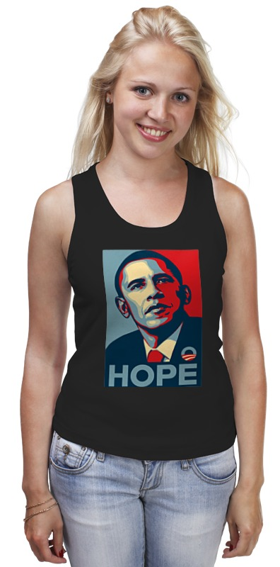 Printio Майка классическая Обама hope printio футболка классическая обама no hope
