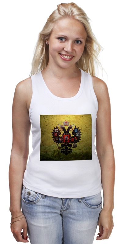 printio футболка wearcraft premium slim fit госуда́рственный герб росси́йской федера́ции Printio Майка классическая Госуда́рственный герб росси́йской федера́ции