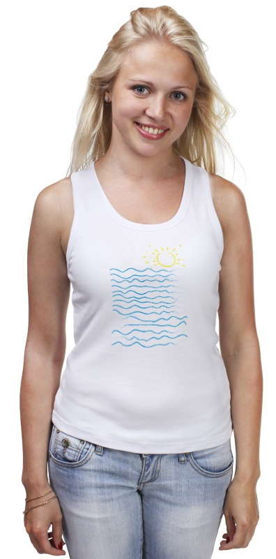 Printio Майка классическая Море и солнце printio футболка классическая делай хорошо море солнце позитив