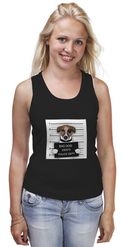 Printio Майка классическая Bad dog (плохой пес) printio футболка wearcraft premium bad dog плохой пес