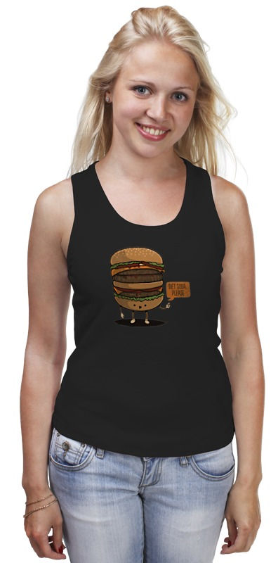 Printio Майка классическая Diet burger / бургер printio футболка с полной запечаткой для девочек diet burger бургер