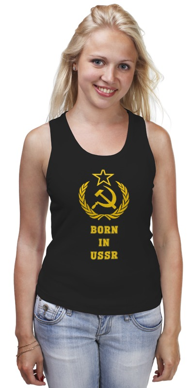 Printio Майка классическая Рожденный в ссср (born in ussr)