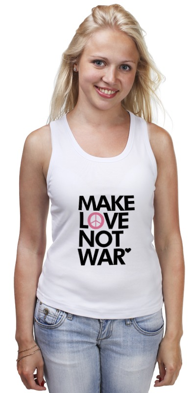 Printio Майка классическая Make love not war printio детская футболка классическая унисекс make love not war