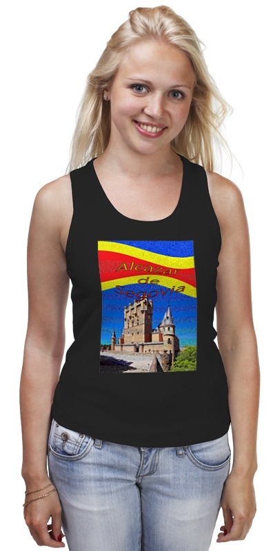 Printio Майка классическая Замки испании. замок сеговия. printio футболка wearcraft premium замки испании крепость сеговия