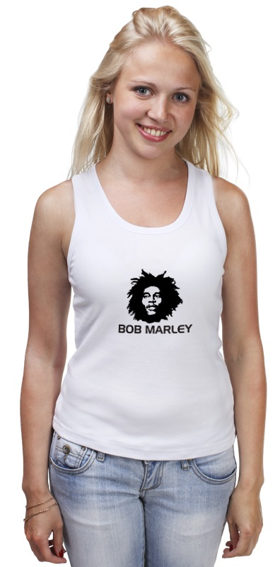 Printio Майка классическая Marley singer bob marley 3d printed men