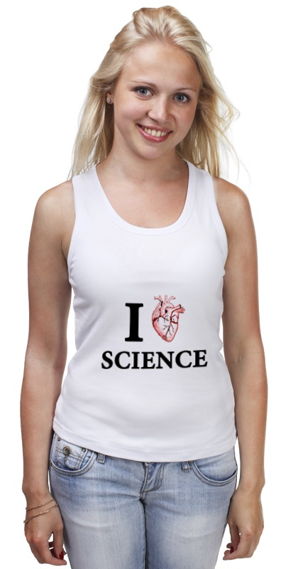 Printio Майка классическая I love science (я люблю науку) printio детская футболка классическая унисекс i love science я люблю науку
