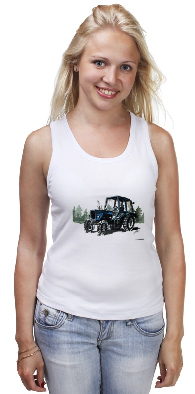 Printio Майка классическая трактор от михаила доманова printio футболка wearcraft premium трактор от михаила доманова