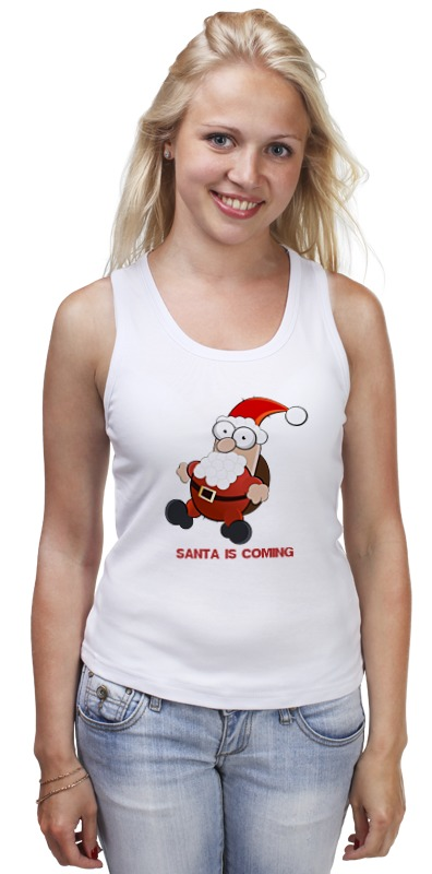 Printio Майка классическая Santa is coming printio детская футболка классическая унисекс santa is coming
