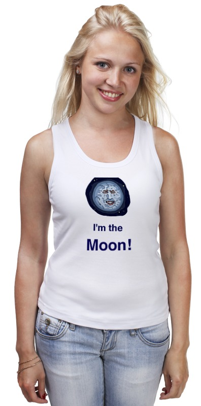 Printio Майка классическая Луна из mighty boosh printio футболка wearcraft premium луна из mighty boosh