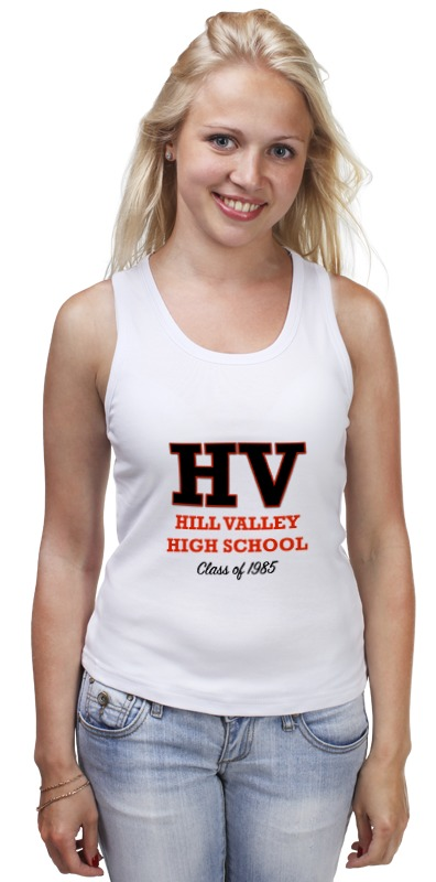 Printio Майка классическая Hill valley high school'85 printio футболка wearcraft premium hill valley high school 85