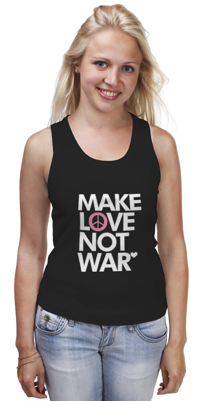Printio Майка классическая Make love not war printio футболка классическая make love not war