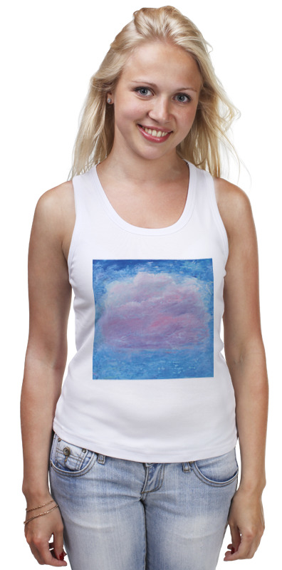 Printio Майка классическая Розовое облако на небе printio рюкзак 3d розовое облако на небе