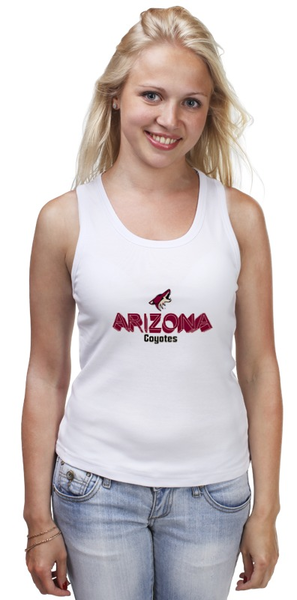 Заказать майку в Москве. Майка классическая Arizona Coyotes от kspsshop - готовые дизайны и нанесение принтов.