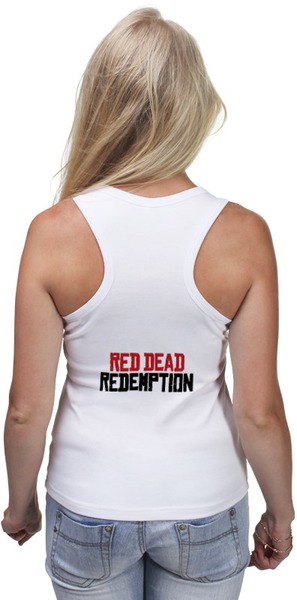Заказать майку в Москве. Майка классическая Red Dead Redemtion game от Leichenwagen - готовые дизайны и нанесение принтов.
