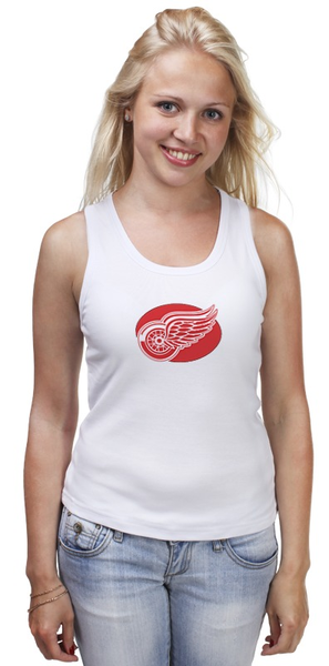 Заказать майку в Москве. Майка классическая Detroit Red Wings / NHL USA от KinoArt - готовые дизайны и нанесение принтов.