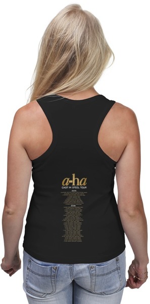 Заказать майку в Москве. Майка классическая a-ha / Cast In Steel Tour от OEX design - готовые дизайны и нанесение принтов.
