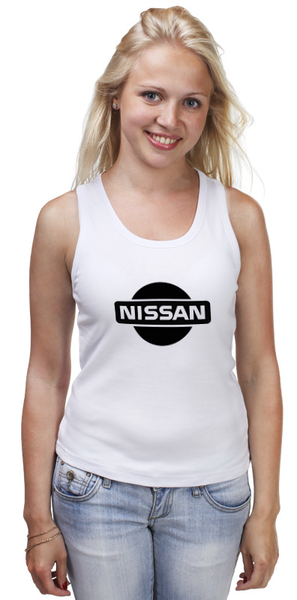 Заказать майку в Москве. Майка классическая Nissan от THE_NISE  - готовые дизайны и нанесение принтов.