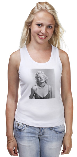 Заказать майку в Москве. Майка классическая Marilyn Monroe   от KinoArt - готовые дизайны и нанесение принтов.