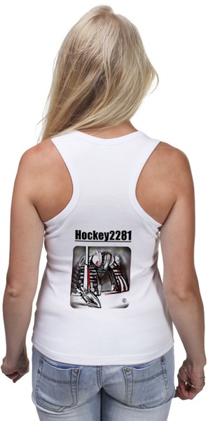 Заказать майку в Москве. Майка классическая Hockey 2281 от Alexander Goryunov - готовые дизайны и нанесение принтов.