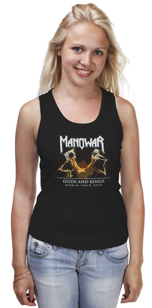 Заказать майку в Москве. Майка классическая Manowar Band от Leichenwagen - готовые дизайны и нанесение принтов.