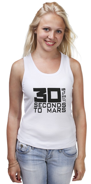 Заказать майку в Москве. Майка классическая 30 Seconds to Mars от echelon04 - готовые дизайны и нанесение принтов.