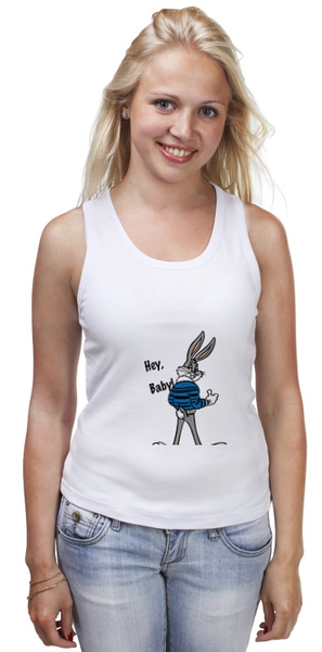 Заказать майку в Москве. Майка классическая Bugs Bunny_man от Printio - готовые дизайны и нанесение принтов.