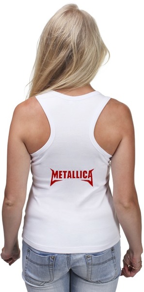 Заказать майку в Москве. Майка классическая Metallica от Leichenwagen - готовые дизайны и нанесение принтов.