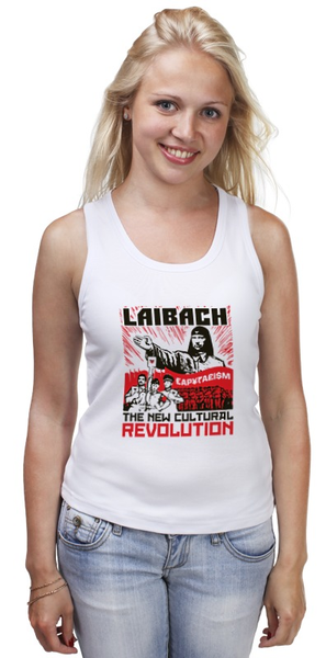 Заказать майку в Москве. Майка классическая Laibach / The New Cultural Revolution от OEX design - готовые дизайны и нанесение принтов.