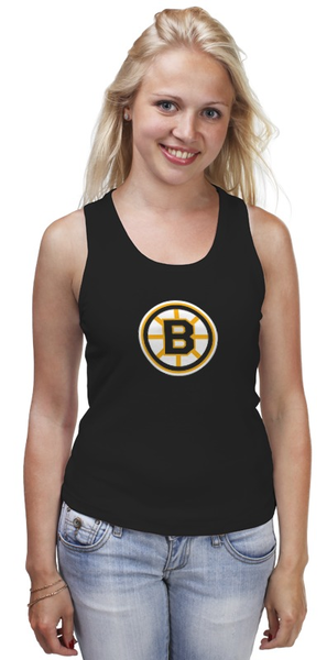 Заказать майку в Москве. Майка классическая Boston Bruins / NHL USA от KinoArt - готовые дизайны и нанесение принтов.