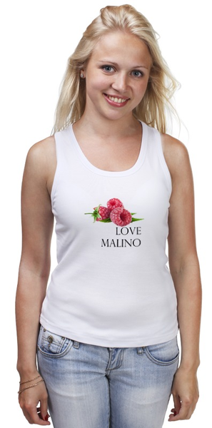 Заказать майку в Москве. Майка классическая Love Malino от solariren - готовые дизайны и нанесение принтов.