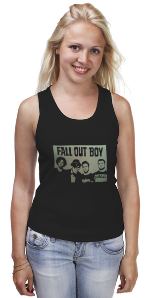 Заказать майку в Москве. Майка классическая Fall Out Boy от Денис - готовые дизайны и нанесение принтов.