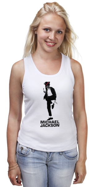 Заказать майку в Москве. Майка классическая Michael Jackson от carolina - готовые дизайны и нанесение принтов.