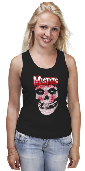 Заказать майку в Москве. Майка классическая Misfits от Николай  Вахлаков  - готовые дизайны и нанесение принтов.