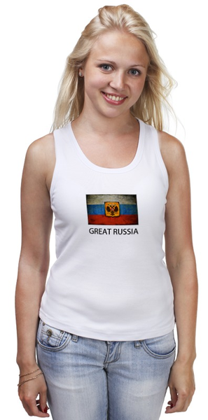 Заказать майку в Москве. Майка классическая Great Russia 7 от Great Russia - готовые дизайны и нанесение принтов.