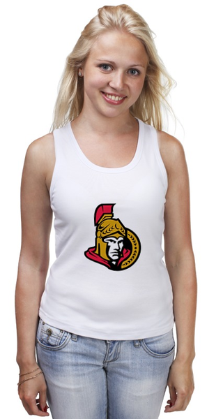 Заказать майку в Москве. Майка классическая Ottawa Senators от dobryidesign - готовые дизайны и нанесение принтов.