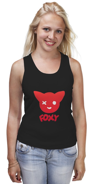 Заказать майку в Москве. Майка классическая Фокси Foxy от cherdantcev - готовые дизайны и нанесение принтов.