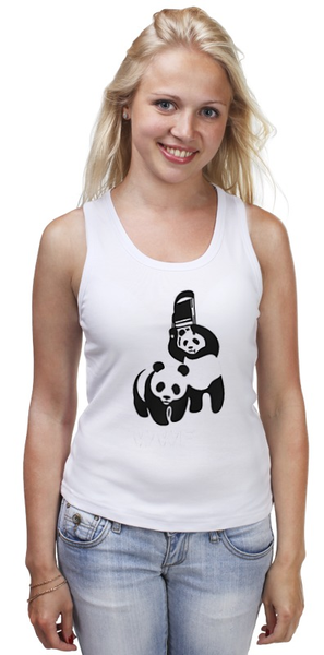 Заказать майку в Москве. Майка классическая WWF Panda от Leichenwagen - готовые дизайны и нанесение принтов.