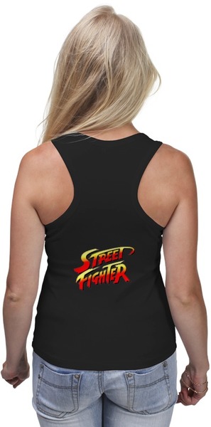 Заказать майку в Москве. Майка классическая Street Fighter Ryu от Combat Wear - готовые дизайны и нанесение принтов.