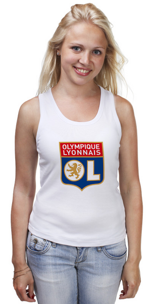 Заказать майку в Москве. Майка классическая Olympique Lyonnais от THE_NISE  - готовые дизайны и нанесение принтов.