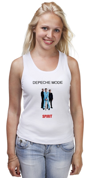 Заказать майку в Москве. Майка классическая Depeche Mode 2017 от Fedor - готовые дизайны и нанесение принтов.