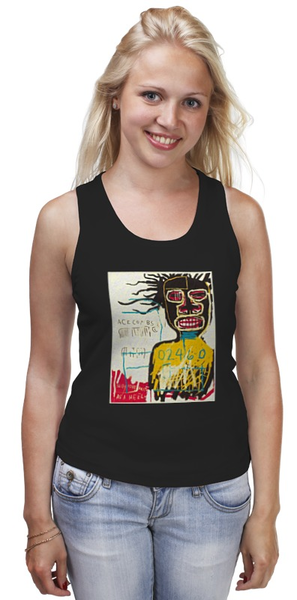 Заказать майку в Москве. Майка классическая Jean-Michel Basquiat от Just kidding - готовые дизайны и нанесение принтов.