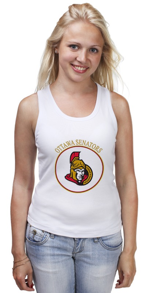 Заказать майку в Москве. Майка классическая Ottawa Senators от kspsshop - готовые дизайны и нанесение принтов.