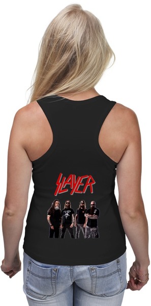 Заказать майку в Москве. Майка классическая Slayer Repentless 2015 от Илья - готовые дизайны и нанесение принтов.