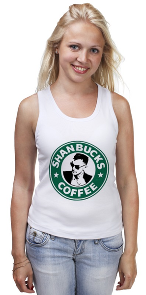 Заказать майку в Москве. Майка классическая Shanbucks coffee от prettydisaster - готовые дизайны и нанесение принтов.