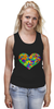 Заказать майку в Москве. Майка классическая Rainbow Heart от innokesh - готовые дизайны и нанесение принтов.